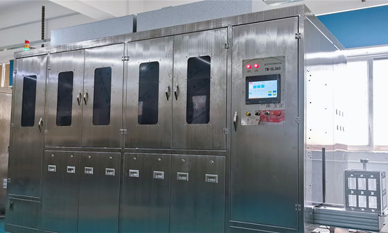 เครื่องซักผ้ากล่องพลาสติก 18KW ที่มั่นคง มีหลายฟังก์ชันด้วยสเปรย์
